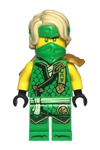 Lloyd Minifigure - Lloyd from Dragons Rising theme with tournament armor and scabbard - njo911