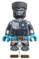 Zane from Dragons Rising with a flat silver torso - njo922