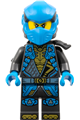 Nya from "Dragons Rising" wearing a tunic with shoulder armor, head wrap, and scabbard - njo932