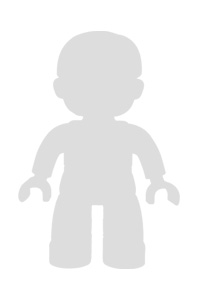 Duplo Figure Lego Ville, Male Police, Dark Blue Legs, Black Top with Badge, Black Arms, Black Hands, Black Hat 47394pb033