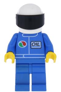 Octan - Blue Oil, Blue Legs, White Helmet, Black Visor oct022