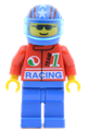 Octan - Racing, Blue Legs, Blue Helmet 4 Stars & Stripes, Trans-Light Blue Visor - oct027
