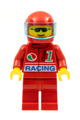 Octan - Racing, Red Legs, Red Helmet, Trans-Light Blue Visor - oct030