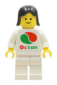 Octan - White Logo, White Legs, Black Female Hair oct046
