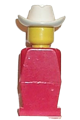 Legoland - Red Torso, Red Legs, White Cowboy Hat - old003