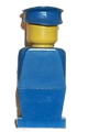 Legoland - Blue Torso, Blue Legs, Blue Hat - old007