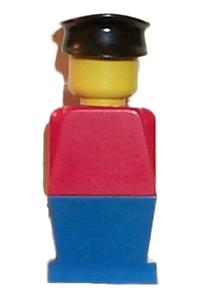 Legoland - Red Torso, Blue Legs, Black Hat old014