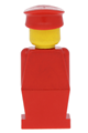 Legoland - Red Torso, Red Legs, Red Hat - old025