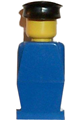 Legoland - Blue Torso, Blue Legs, Black Hat - old035