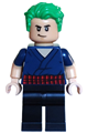 Roronoa Zoro with dark blue shirt and hair - op006