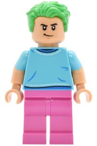 Roronoa Zoro Minifigure - Roronoa Zoro wearing a medium azure shirt - op032