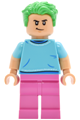 Roronoa Zoro wearing a medium azure shirt - op032