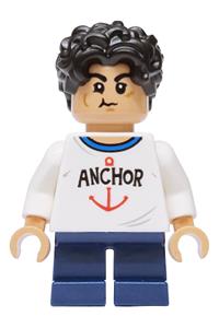 Monkey D. Luffy Minifigure - Young Monkey D. Luffy with a closed mouth - op043