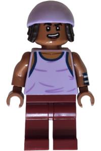 Usopp Minifigure - Usopp wearing a lavender bandana - op049