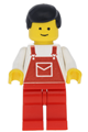 Male with Red Overalls
