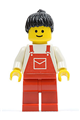 Female with Red Overalls