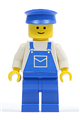 Overalls Blue with Pocket, Blue Legs, Blue Hat - ovr034