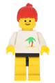 Palm Tree - Yellow Legs, Red Ponytail Hair - par019
