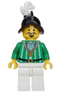 Imperial Armada Captain Minifigure - Imperial Armada Green Captain - pi015