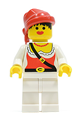 Female pirate with white legs and red bandana - pi058