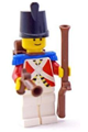 Imperial Guard with Blue Epaulettes and Brown Backpack Non-Opening - pi062