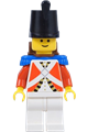 Imperial Guard with blue epaulettes, brown backpack, non-opening - pi062