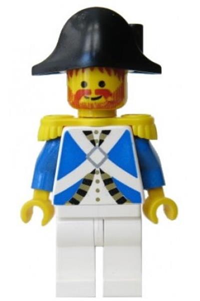 Lego pi064 Pirates I Figur Imperial Soldier Harbor Sentry aus Set 6245 #26 