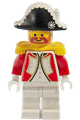 Imperial Guard Admiral with white plume triple - pi074