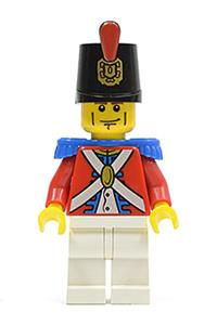 Imperial Soldier II with Shako Hat Printed, Cheek Lines pi087