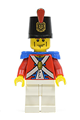 Imperial Soldier II with shako hat printed, cheek lines - pi087