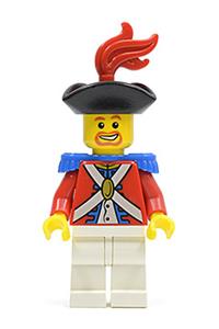Imperial Soldier II Officer - Officer with brown beard, red plume as Imperial Soldier II - pi089