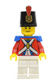 Imperial Soldier II with shako hat printed, scowl - pi090