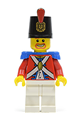 Imperial Soldier II with Shako Hat Printed,  Brown Beard - pi098