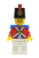 Imperial Soldier II with shako hat printed,  brown beard - pi098