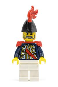 Imperial Soldier II Governor with Red Plume and Red Epaulettes pi111