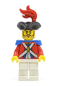 Imperial Soldier II Officer with Red Plume and Long Moustache pi119