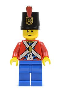 Imperial Soldier II with Shako Hat Printed, Blue Legs, Male pi135