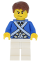 Bluecoat soldier 5 with sweat drops, reddish brown hair - pi173