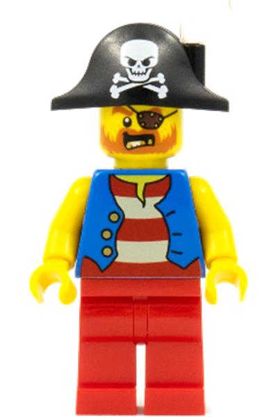 Lego pirate cheap captain minifigure