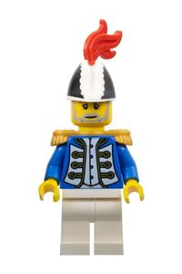 Imperial Soldier IV - Governor, Male, Black and White Bicorne, Red Plume, Gold Epaulettes pi191