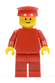 Plain Red Torso with Red Arms, Red Legs, Red Hat - pln004