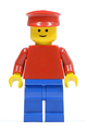Plain Red Torso with Red Arms, Blue Legs, Red Hat - pln069