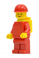 Plain Red Torso with Red Arms, Red Legs, Red Construction Helmet, Yellow Airtanks - pln130