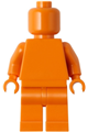 Minifigure with an orange head, plain orange torso, and orange legs - pln197