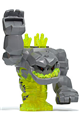 Big Figure Geolix with 3 Crystals on back - pm015