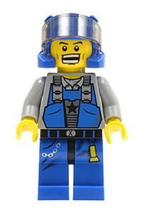Doc Power Miner Minifigure - Power Miner Doc with visor - pm020