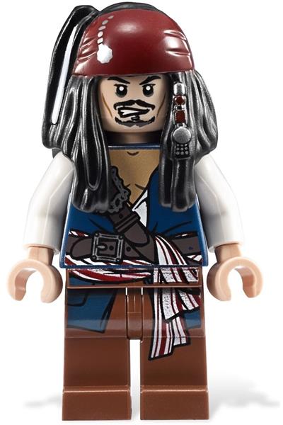 x1 NEW Lego Captain Jack Sparrow SKELETON Minifig Pirates of the Caribbean 4181 
