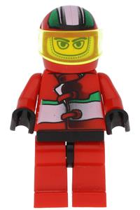 Jungle Monster Minifigure - Racer Driver, Jungle Monster - rac012