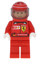 F1 Ferrari - M. Schumacher with Helmet - with Torso Stickers - rac022s