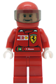 F1 Ferrari - F. Massa with Helmet Printed - with Torso Stickers - rac023bs